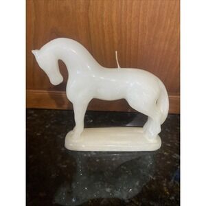 Vintage Horse Wax Candle Full Body